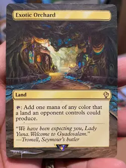 Exotic Orchard MTG Final Fantasy Commander Hand Painted Full Altered Art Tentz - Image 2