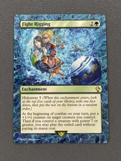 Fight Rigging MTG Final Fantasy Commander Hand Painted Full Altered Art Tentz - Image 1