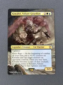Kimahri, Valiant Guardian Final Fantasy Commander Hand Painted Altered Art Tentz - Image 1