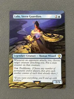 Lulu, Stern Guardian MTG Final Fantasy Commander Hand Painted Altered Art Tentz - Image 1