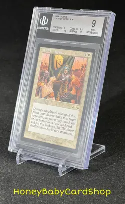 MTG Exodus 1998 Oath of Lieges BGS 9.0 MINT Silver Age Iconic Staple - Image 3
