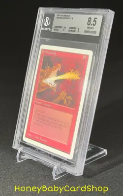 MTG Unlimited Edition 1993 Firebreathing BGS 8.5 NM/MT+ Old School 93/94 - Image 3