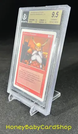 MTG 3rd Edition Revised 1994 Dwarven Warriors BGS 9.5 GEM MINT Old School 93/94 - Image 3