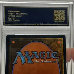 MTG - Revised - Unsummon - Graded - PCG 9.5 - Vintage - Image 5