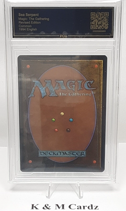 MTG - Revised - Sea Serpent - Graded - PCG 9.5 - Vintage - Image 4