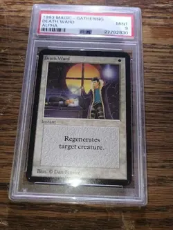 Death Ward Alpha Edition Regular graded PSA 9 - Image 1