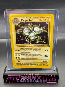 Magneton 26/62 Fossil Pokemon Vintage Non Holo NM/LP - Image 1