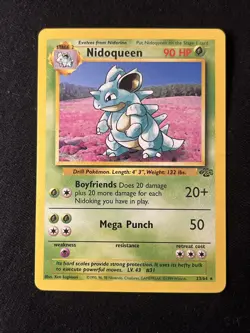 1999 Pokemon Jungle Nidoqueen #23/64 Non Holo Unlimited Rare WoTC Card - Mint/NM - Image 1