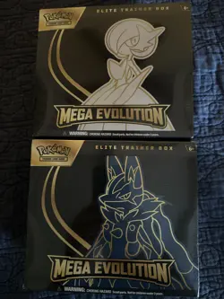 Pokemon TCG Mega Evolution Elite Trainer Box ETB Bundle Both Factory Sealed - Image 1
