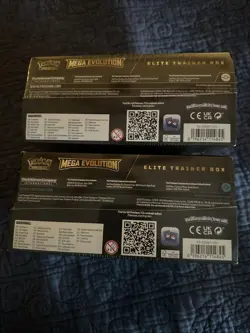 Pokemon TCG Mega Evolution Elite Trainer Box ETB Bundle Both Factory Sealed - Image 3