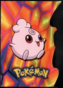 2001 Topps Pokemon Topps Johto League Champions Die Cut Embossed #10 Igglybuff - Image 1