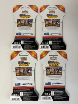 2024 Pokemon Surging Sparks Sleeved Booster 4 Packs Brand New Sealed SV08 - Image 2