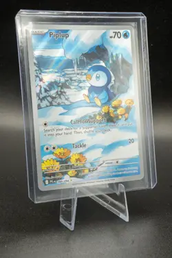 Piplup Illustration Rare 098/094 Phantasmal Flames Pokemon TCG NM- LP+ Very Nice - Image 5