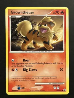 Pokemon TCG Growlithe Secret Wonders 89/132 Regular Common LP/NM - Image 1