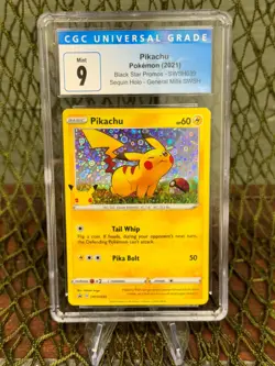 *CGC 9* PIKACHU SWSH039 ~ Pokemon TCG: CELEBRATIONS 25 YEAR ANNIVERSARY PROM0 - Image 1