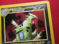 Pokemon Tyranitar 12/75 Neo Discovery Holo Unlimited - Image 3