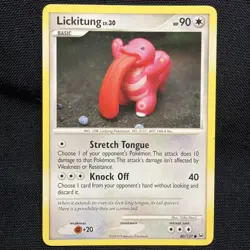 Pokemon TCG 2009 Lickitung 80/127 Platinum Yuka Morii - Image 1