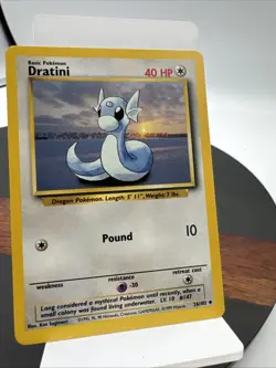 Dratini - 26/102 Base Set Unlimited Pokemon - NM - Image 1