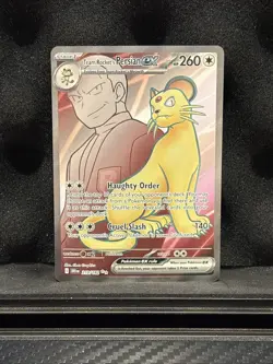 Team Rocket's Persian ex - 219/182 SV10: Destined Rivals Pokemon TCG NM - Image 1