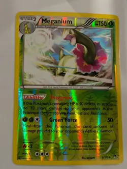 Meganium 3/122 - XY BREAKPoint Pokemon Reverse Holo Foil Nice! - Image 1