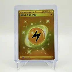 Pokemon 2023 Scarlet & Violet Basic Electric Energy 257/198 Gold Hyper Rare - Image 1