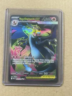 2025 Pokemon Phantasmal Flames PFL EN Mega Charizard X ex Ultra Rare #109/094🔥 - Image 1