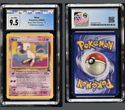 💕 2000 POKEMON PROMO BLACK STAR POKEMON LEAGUE #9 MEW- CGC 9.5 GEM MINT 💕 - Image 3
