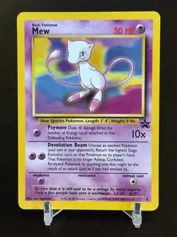 Pokemon Mew Black Star Promo 8 LP - Image 1