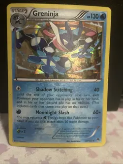 Pokemon TCG - Greninja 40/122 - BREAKpoint - Cracked Ice Holo - Image 1