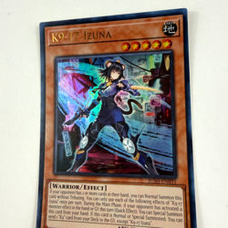 Yugioh! K9-17 Izuna JUSH-EN031 Justice Hunters 1st Ed. English NM Minor Curling - Image 4