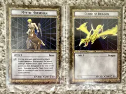 Yugioh Dungeon Dice Monsters DDM Mystic Horseman + Curse of Dragon - Image 1