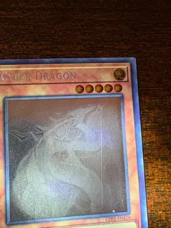 2022 YU-GI-OH! CYBER DRAGON 1st. Ed. Ghost Rare GFP2-EN178 "MISPRINT " - Image 4
