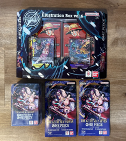 One Piece Illustration Box Vol. 6 + Doubler Pack + 2 Booster Packs - Image 1