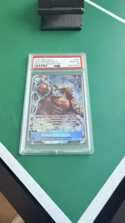 2024 ONE PIECE OP08-TWO LEGENDS ALTERNATE ART #043 EDWARD NEWGATE PSA 10 ENGLISH - Image 4