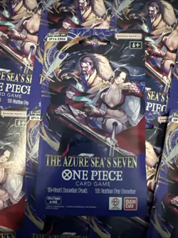 One Piece The Azure Sea's Seven Sleeved Booster Pack Lot OP14 Lot of 12 - Image 4