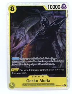 The Azure Sea's Seven Gecko Moria #OP14-104 Super Rare - Image 1