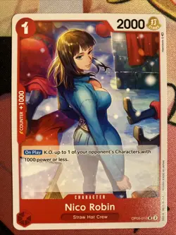 One Piece CCG Awakening Of The New Era Nico Robin OP05-010 - Image 1