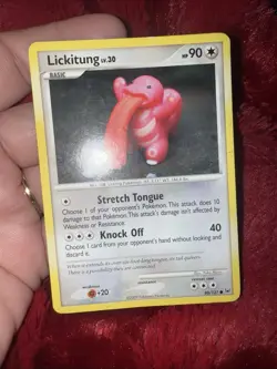 Pokemon TCG Lickitung Platinum Regular Common Card 80/127 - Image 1
