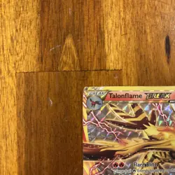 Talonflame BREAK 21/114 Steam Siege Full Art Ultra Rare Holo Pokemon Card DMG - Image 2