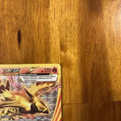 Talonflame BREAK 21/114 Steam Siege Full Art Ultra Rare Holo Pokemon Card DMG - Image 3