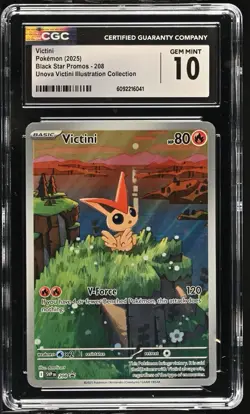 CGC 10 Victini 208 Sv: Scarlet & Violet Promo Cards Holo - Image 1