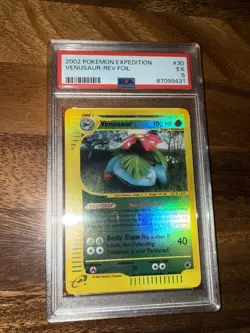 Pokemon TCG Venusaur Expedition Base Set, Reverse Holo Card 30/165 - Image 1