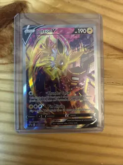 Jolteon v - SWSH183 - Black Star Promo Card - English Pokemon TCG - Image 1