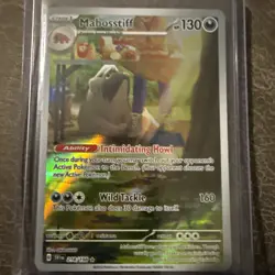 Mabosstiff IR 218/198 SV01 Scarlet & Violet Base Set Holo Card NM Condition - Image 1