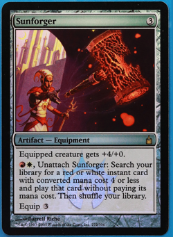 Sunforger FOIL Ravnica: City of Guilds NM Artifact Rare CARD (507352) ABUGames - Image 1