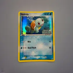 Pokemon TCG Squirtle Rev-Holo Card 63/100 2006 EX Crystal Guardians Set - Image 1