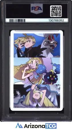 Pokemon 2017 Lillie & Cosmog Jack Of Diamonds Pokemon Playing Cards PSA 9 - Image 2