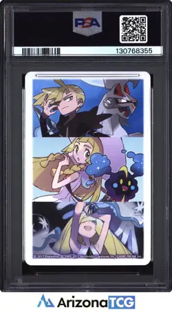 Pokemon 2017 Queen Of Spades Lillie & Lunala Pokemon Playing Cards GEM MT PSA 10 - Image 2