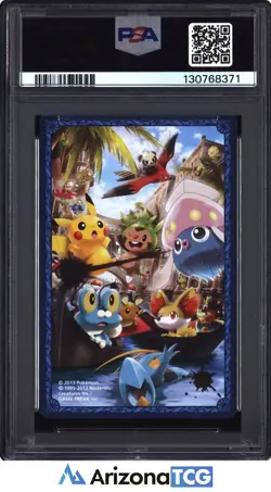 Pokemon Chespin Jack Of Diamonds Pokemon Center Tokyo Bay Playing Card PSA 10 - Image 2