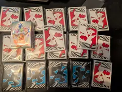 Pokemon TCG 🔥 ETB card sleeves lot 18x Sets PRISMATIC Black Bolt White Flare - Image 1